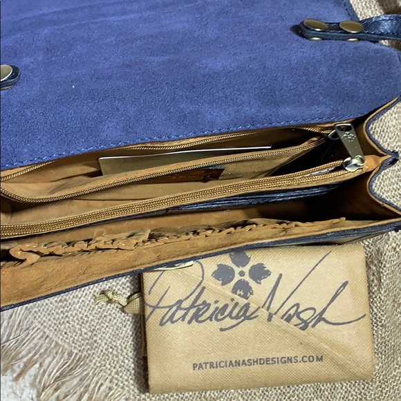 New Patricia Nash leather floral bag with tags. - Picture 6 of 8